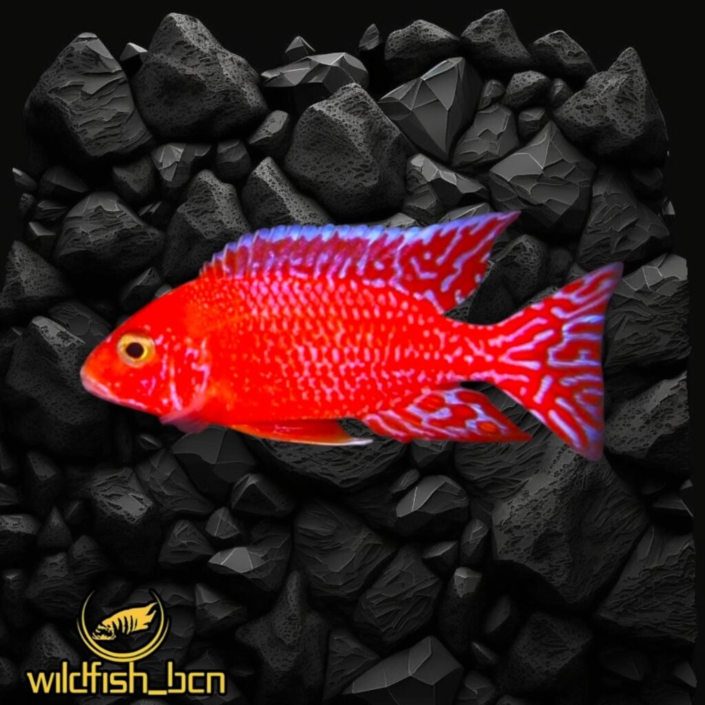 Aulonocara sp. Red dragon Fire fish – 6 – 9