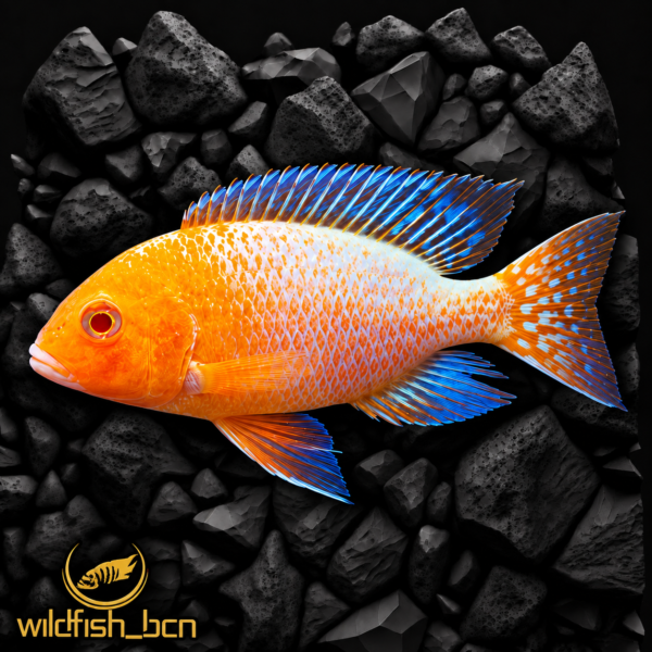 Aulonocara sp. Red dragon Albino – 4 - 5